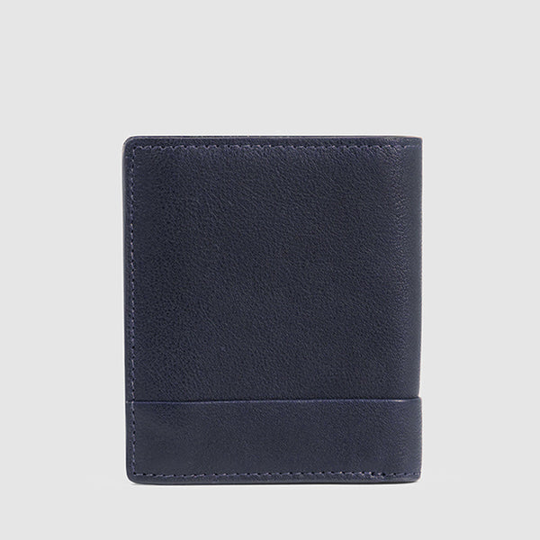 Vertical men’s wallet with coin pocket