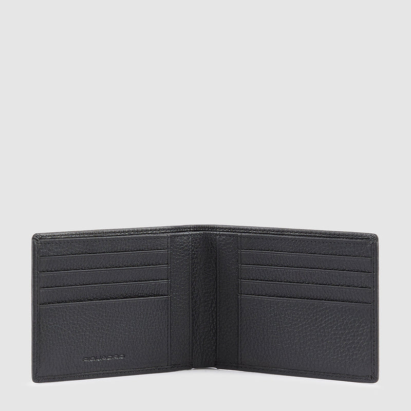 Men's wallet with two banknote compartments