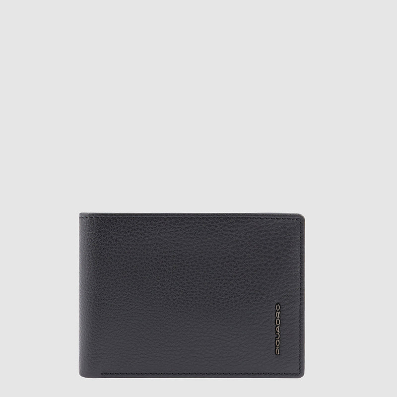 Men's wallet with two banknote compartments