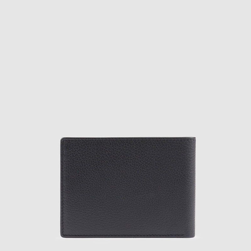Men's wallet with two banknote compartments